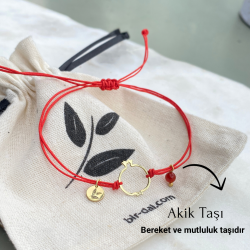 Doğal Akik  NAR Bileklik | 925 Gümüş