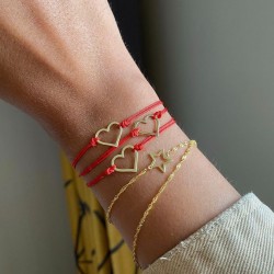 925 Gümüş Kalp Bileklik 925 Gümüş Kalp Bileklik