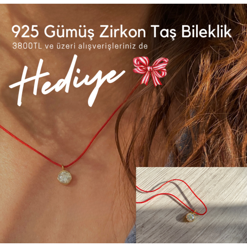 3800 TL ve üzeri alışverişlerinizde HEDİYE 925 Gümüş Zirkon Taş Kolye 3800 TL ve üzeri alışverişlerinizde HEDİYE 925 Gümüş Zirkon Taş Kolye